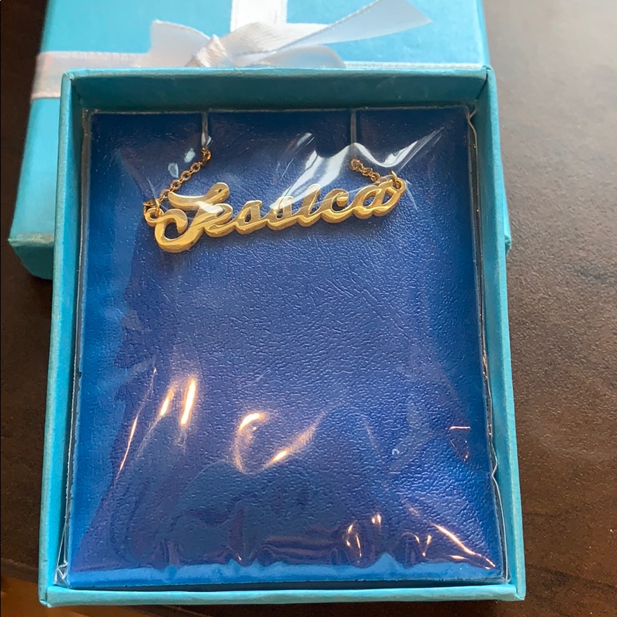 Brand New Jessica Name Plate Necklace Brand New Jessica Name Plate Necklace
